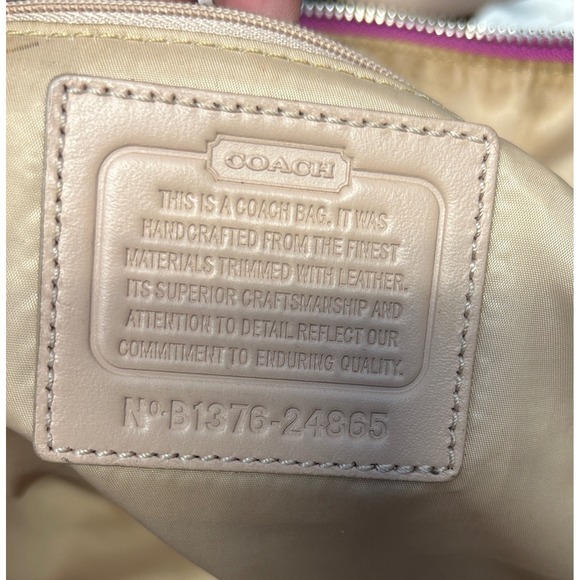 Coach legacy weekend east west zip Tote Bag purse - Picture 15 of 16